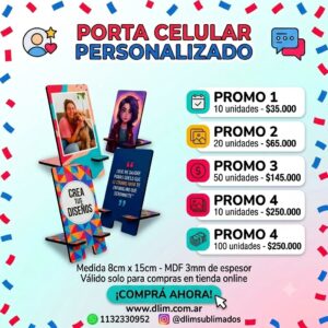 PORTA CELULAR PERSONALIZADO